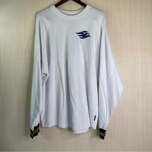 NWT Disney Cruise Line Adult Spirit Jersey White Dream Sorcerer Mickey Size XL